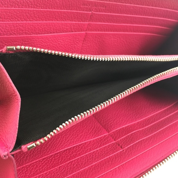 Yves Saint Laurent Pink Zip Around Wallet - Picture 5 of 5
